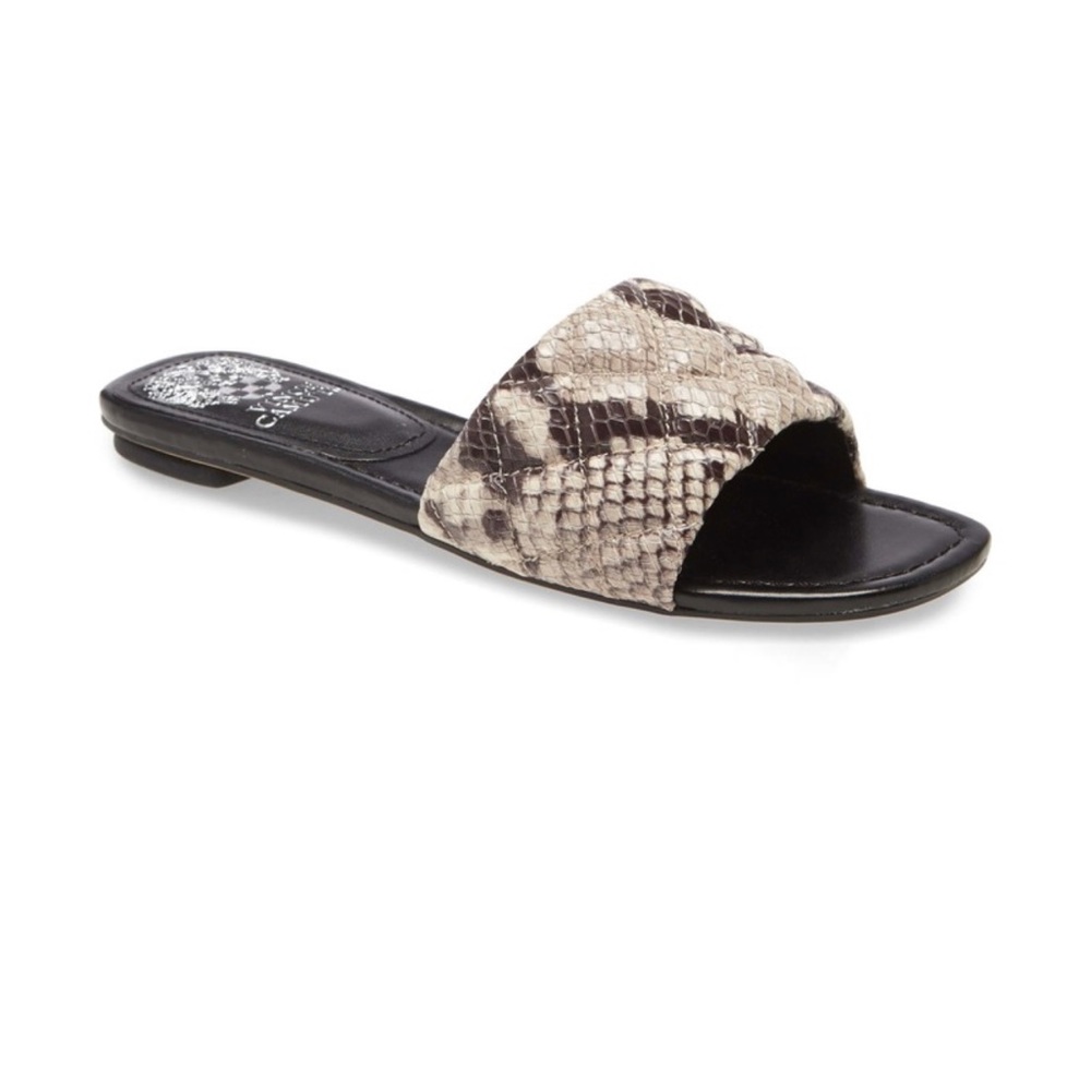 Vince Camuto Pelisa Slide Sandal in Snake Print
